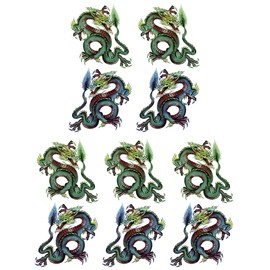 THE FANTASY ymx259 Dragon Tattoo Stickers, Unisex, For Ages 3 and Up, Pack of 5
