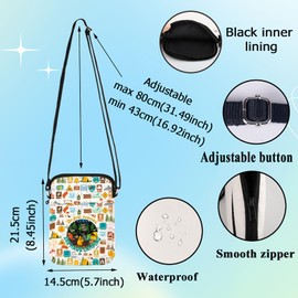 WZMPA Funny Camping Crossbody Bag Camper Gift The Best Memories Are Made Camping Shoulder Bag Camping Adventure Merch (Are Made Camping CB)