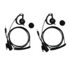 Sarcia G Shape Earpiece Headset with Mic PTT Compatible with