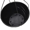 12" Diameter Black Plastic Deco Swirl Hanging Basket by Landmark