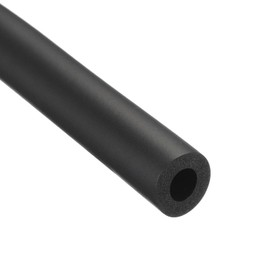 Rebower 10mm ID Pipe Insulation Tubing 5mm Thick Heat Preservation Foam Tube, [for Plumbing Freeze Protection Exercise Handle] - 20mm OD/3ft/Black