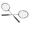 2Pcs Badminton Racquets Set Lightweight Sturdy Double Badminton Rackets with