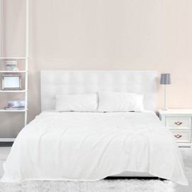 PiccoCasa Cooling Bamboo Blanket All Seasons Breathable for Hot Sleepers, Soft and Lightweight for Bed, Sofa Thin Blanket Summer Keep Cool White Single 150x200cm