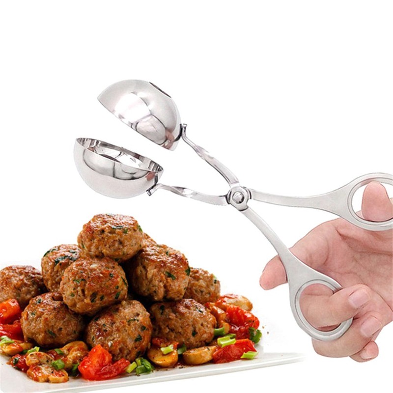 Zmart Meatballs Maker Stainless Steel Clip Boiled Rice Ball