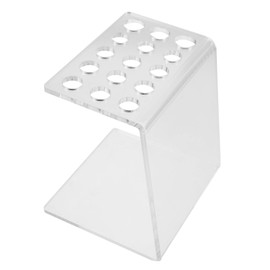 Outanaya Acrylic Beauty Scissor Holder Stand for Hairdressing Tools Transparent Storage Case for Shears and Combs Neat Organization and Quick Access for Salons and Stylists