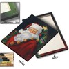 Christmas Canvas Wall Art Vibrant Santa Claus Pictures Print Festive