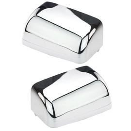 Trail Ridge TR00374 (2 Piece) Chrome Door Mirror Cap Set Compatible with 2001-2005 Ford Excursion 2004-2014 F-150 1999-2016 F-250 Super Duty F-350 Super Duty F-450 Super Duty 99-15 F-550 Super Duty