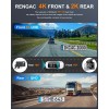 RENGAC 4K Dash Cam Front and Rear Dual Dash Camera