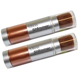 wet n wild 100 WET N WILD Mega Shimmer LOOSE POWDER w/ BRUSH ~ BRONZE GLOW ~ Lot of 100