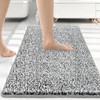 HDFK Bath Mat Non Slip 24x16 Inches 2 Tone Chenille