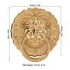 Door Knocker Chinese Animal Head Style Modelled Antique Brass Easy