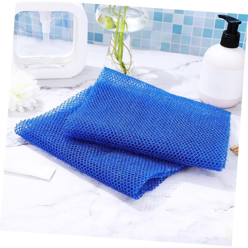 Red Exfoliante Africana de Baño 4 Piezas Suavizante Corporal de