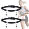 LICHUANUK Start Number Strap [Pack of 2] Running Belt Running