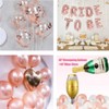 Rose Gold Hen Party Decoration Balloons Set, 1 Piece Bride
