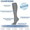 CHARMKING 6 Pairs-Compression Socks for Women & Men Circulation Best