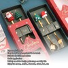 Christmas Spoons Forks Stainless Steel Cute Stylish Christmas Tableware Set