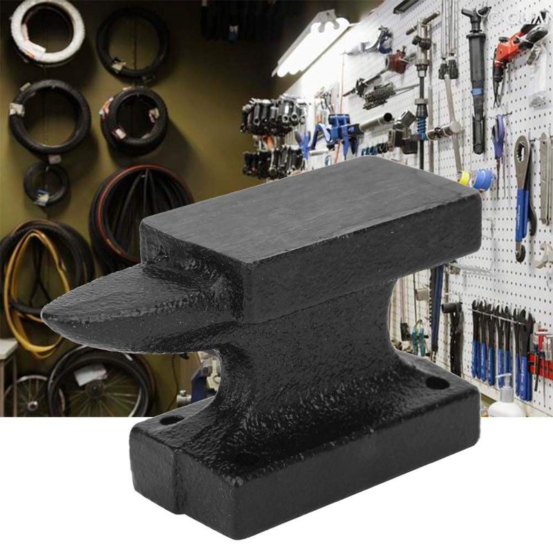 Mini Cast Iron Anvil Portable, Sturdy Forged Anvil for Workshop