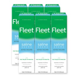 Fleet Laxative Saline Enema, 7.8 Fl Oz (Pack of 6)