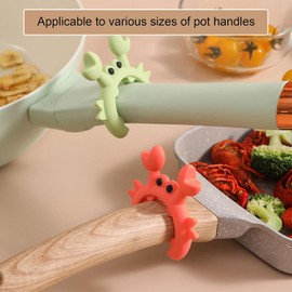 2 Piezas Soporte De Cuchara De Cangrejo, Reposabrazos De Cuchara De Silicona, Soporte Creativo De Espátula De Cocina, Soporte De Cuchara De Cocina De Descanso Utensil