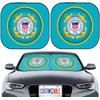 Maizi Sun Shade Car Windshield 2 Piece Universal Fit Sun