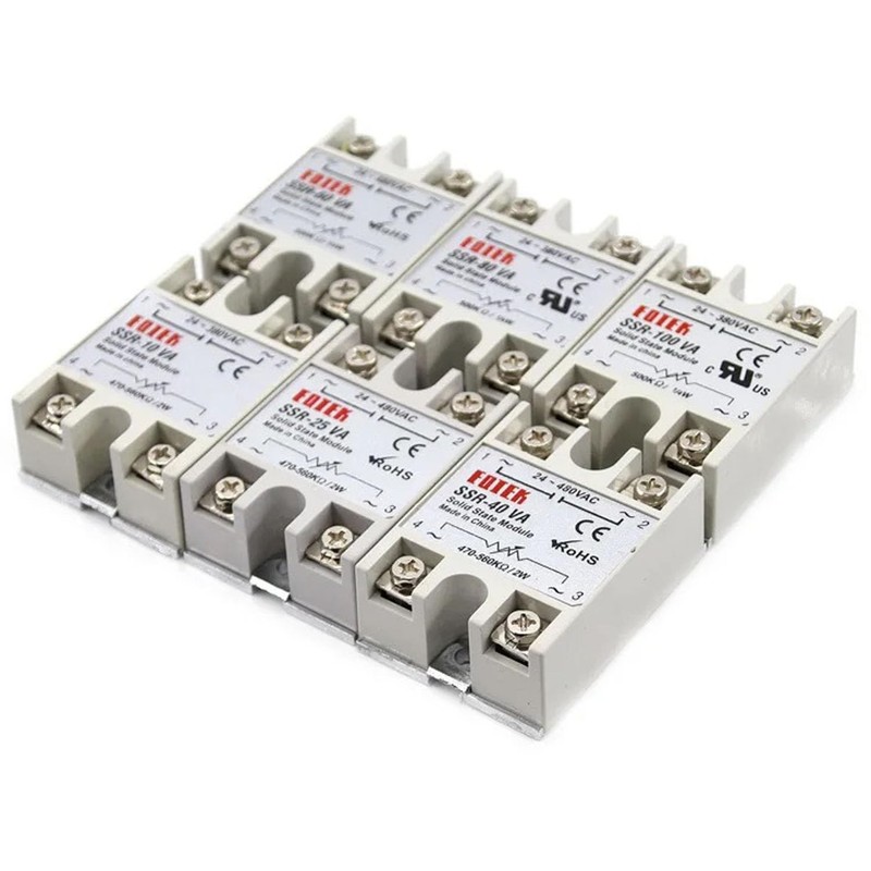 AC SSR Single Phase Solid State Relay 100A SSR-10DA SSR-25DA