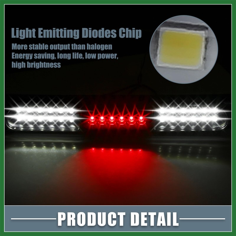 Motoforti LED Third 3rd Brake High Mount Stop Light XL3Z13A613AA
