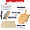 15 x 12 Inch Rectangular Cordierite Pizza Stone for Grill