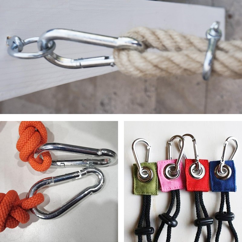 35 Pcs Small Carabiner Clip, 1.57 inch 304 Stainless Steel