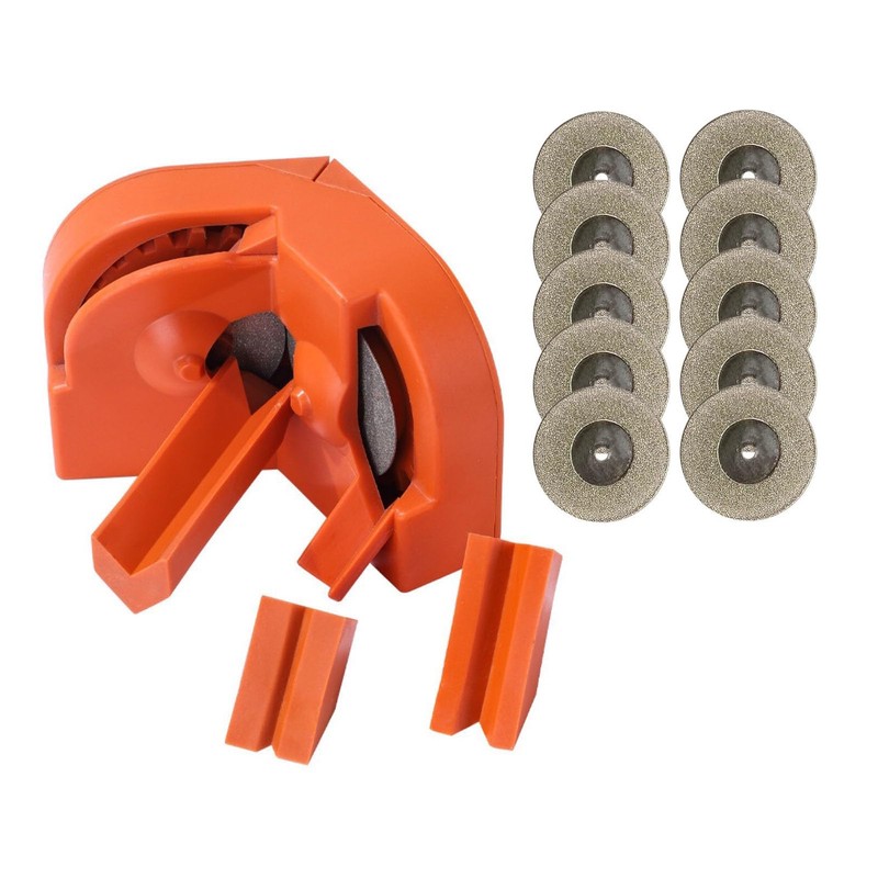 Herramienta de Afilado de Cuchillas para Máquina Perforadora, Juego de