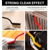SUJAYU 3 Pack Rust Remover, Small Wire Brush, Brass Brushes