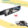 Angle Wing Rearview Mirror, Racing Motorcycle Adjustable Side Rear View