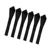 ACROPIX 6 PCS Black 2.5 x 20.5cm Cargo Belt Soft