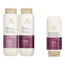 Natura Lumina Tratamiento Para Cabello Teñido Paq Con Shampo