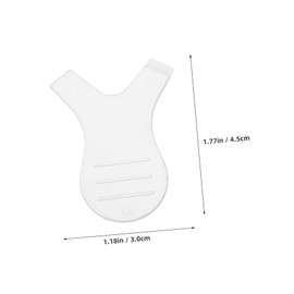 WOONEKY 100pcs Y Comb Eyelash Lift Tool Transparent Lash Perm Lifting Brush for Effortless Curling Safe Gentle Design for Application for Beautiful Lashes