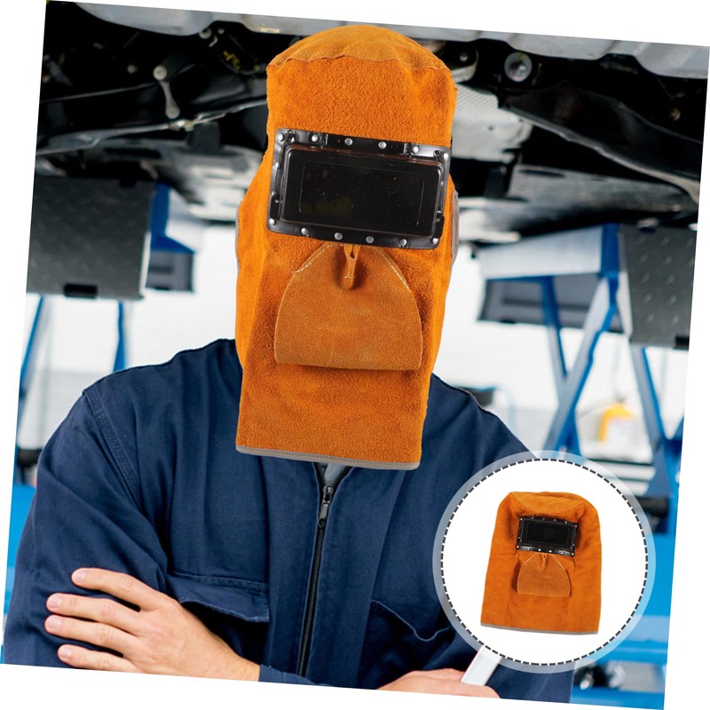 Tofficu Welding Hood with Adjustable Lens Protective Mask for Welding