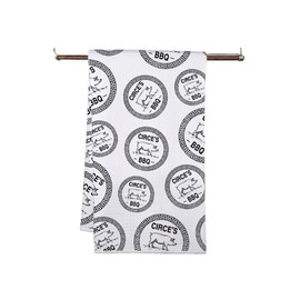 Epic The Musical Inspired The Odyssey Gift Circe's BBQ Kitchen Towel Funny Greek Mythology Kitchen Decor (BBTowel Q)