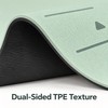 6mm TPE Anti-Slip Yoga Mat, 180 x 57 cm Eco-Friendly