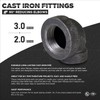 Supply Giant CTF54H 3" x 2" Cast Iron Threaded 90