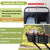 HODRANT Hanging Double Stroller Organizer, Compatible with Baby Jogger City