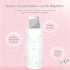 Limpiador Facial Ultrasónico Skin Scrubber con Espátula Kit Limpieza