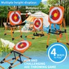 NUCTKP Axe Throwing Mane Target with 8 Axes 8 Darts
