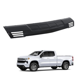 SEBLAFF Black Front Bumper Lower Valance Skid Plate Plastic Replacement for 2022 2023 Silverado 1500 84878992