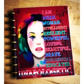 Handmade *Asian. Woman. Unapologetic.* Cover Set 4 use w/ Classic Happy Planner