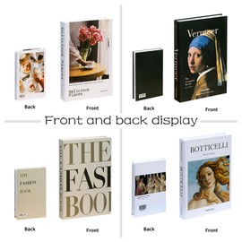 HMMSTR 4 PCS DIY Faux Books for Decoration,Coffee Tabletop Decor Book, Living Room Decorative Objects, Entry Decor, Home Bookshelf Decor, Coffee Table Stacked Books Decorative Bookends