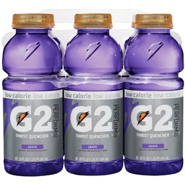 Gatorade G2 Sports Drink, Grape, Low Calorie, 20-Ounce Bottles (Pack of 12)
