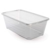 Life Story 6 Quart Rectangular Clear Plastic Protective Storage Shoe