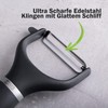 ZOLMER Premium Peeler Set with Smooth and Serrated Blade -