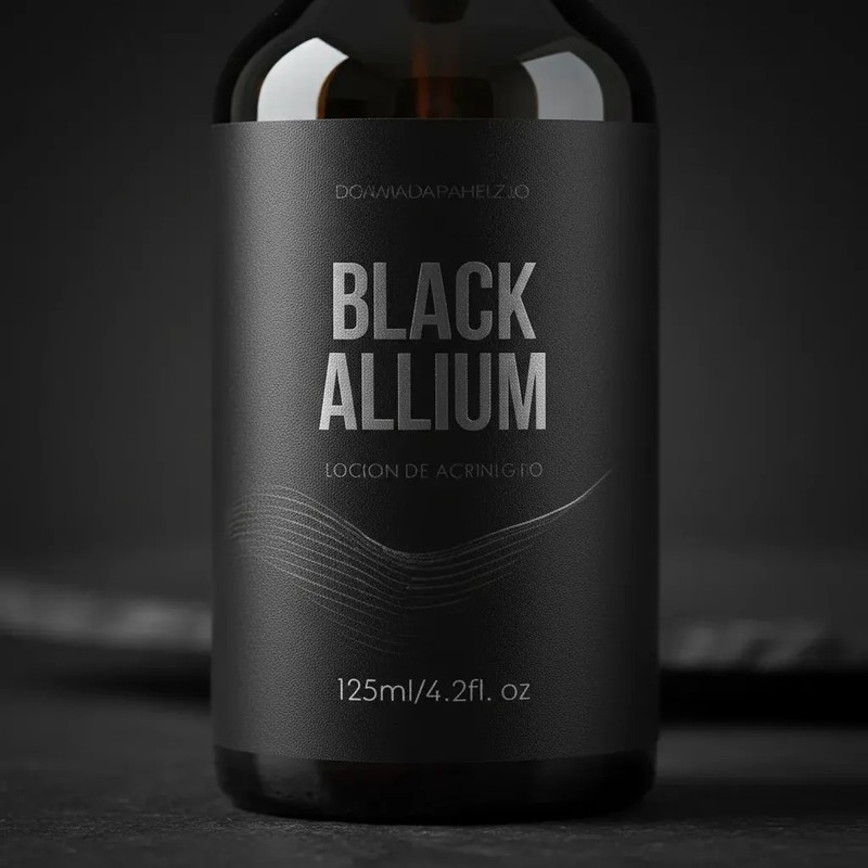 Cosmedic Peeling Black Allium Loción Facial 125ml Piel Grasa Acné