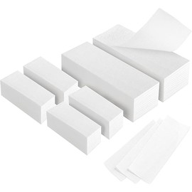 600-Count Non Woven Wax Strips, 2 Size Body and Facial Epilating Wax Strips Paper for Hair Removal, Beauty Waxing Strips for Leg Face Chest Back and Bikini