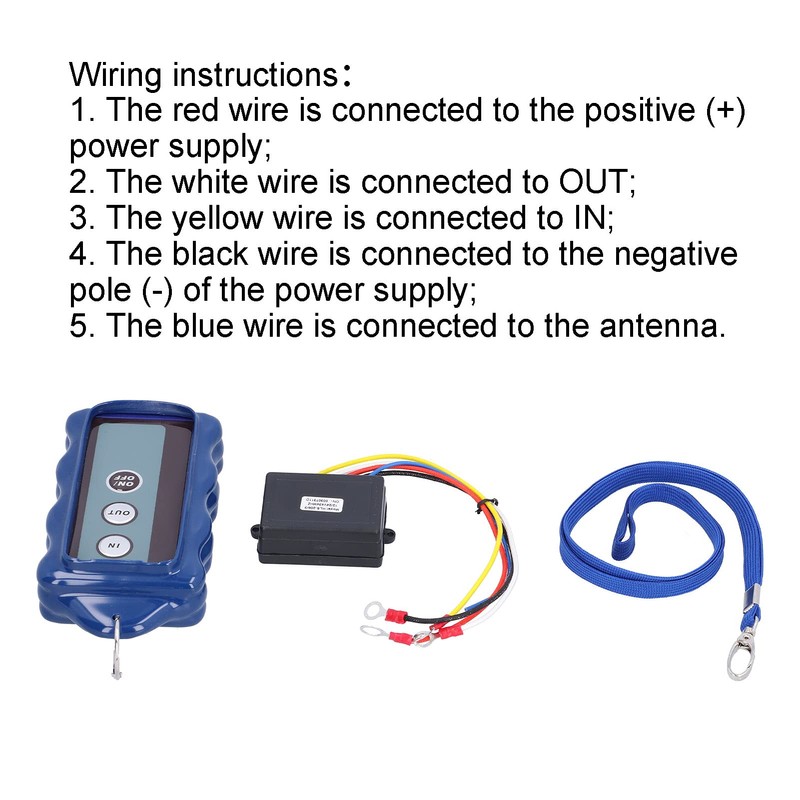 Aramox Wireless Hand Switch with Winch Switch, Wireless Winch Remote